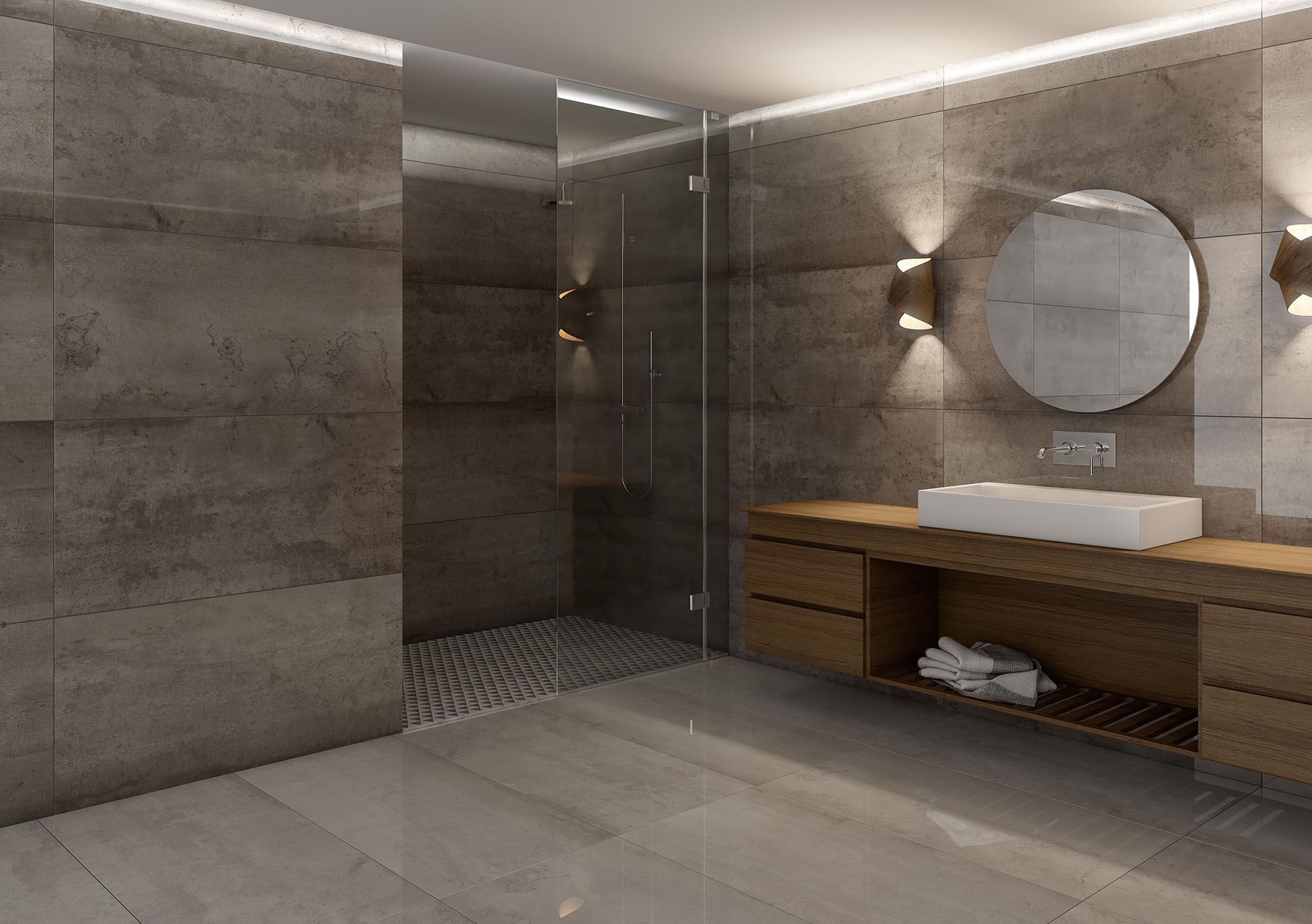 UPTILES - SASSARI GRAPHITE TILES & SLABS BY TAU CERAMICA