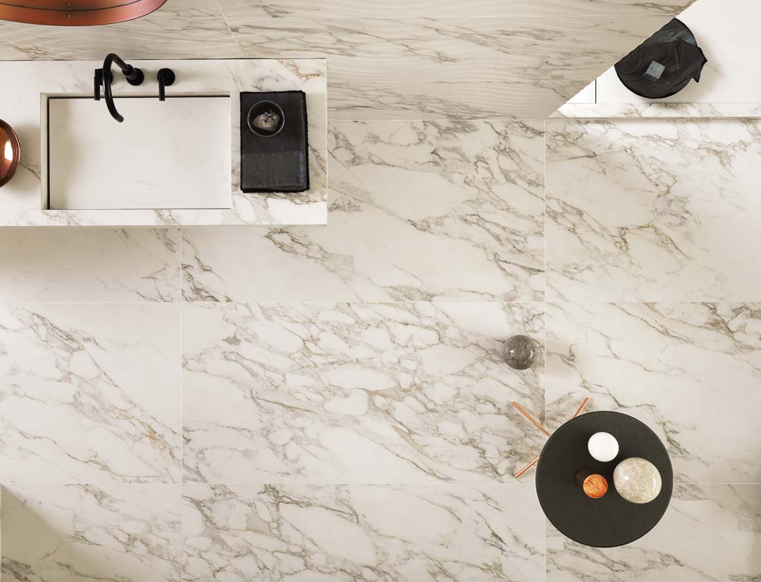 UPTILES - CALACATTA GOLD SLABS BY DESIGNER SURFACES