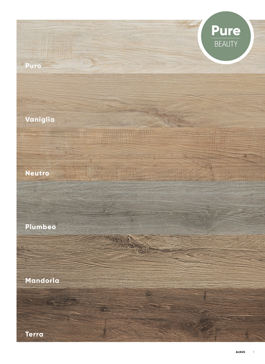 UPTILES - ALNUS TIMBER LOOK TILES BY ITALGRANITI