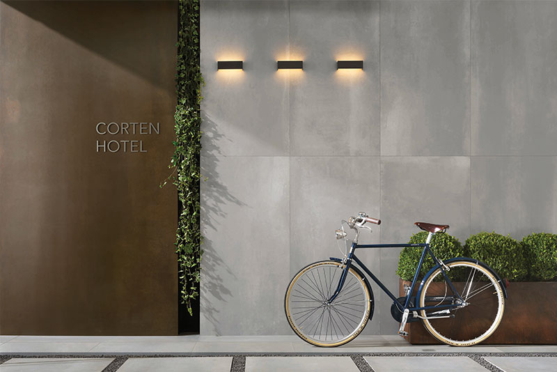 UPTILES - METALINE CORTEN DESIGNER SURFACES SLABS