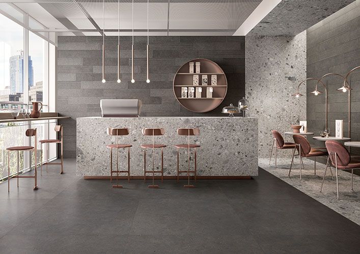 SILVER GRAIN DARK tiles — Uptiles Brisbane