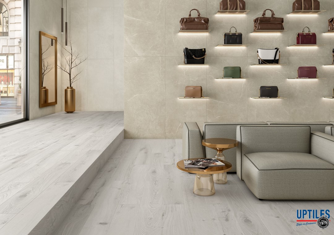 UPTILES - SOAPSTONE WHITE TILES BY TAU CERAMICA