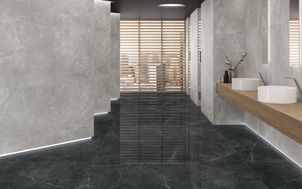 UPTILES - SOAPSTONE GRAPHITE TILES BY TAU CERAMICA