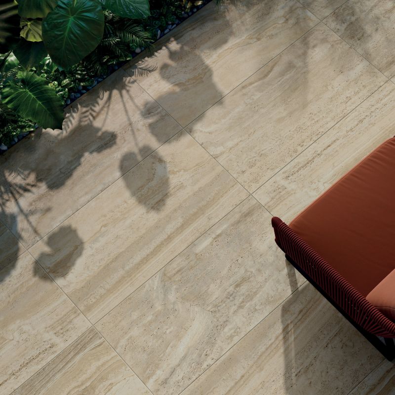 NAVONA TRAVERTINE HONEY VEIN — view 3 — Uptiles Brisbane
