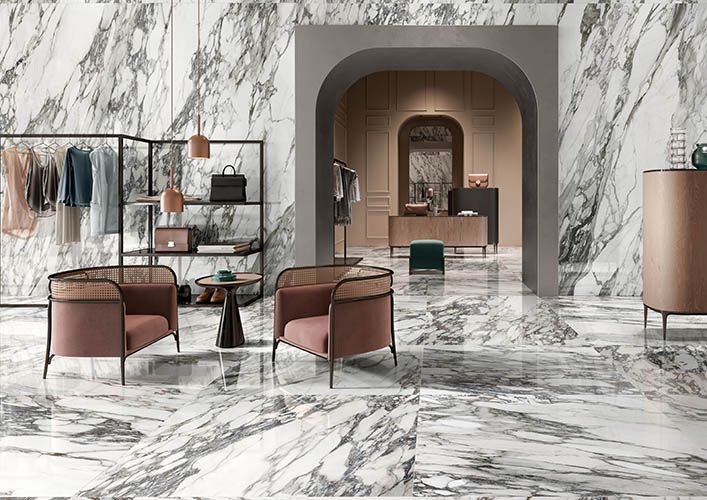 UPTILES - MACCHIA VECCHIA SLABS BY DESIGNER SURFACES
