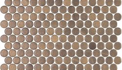 PENNY STONE GLASS GOLD MOSAIC BY ONIX 
