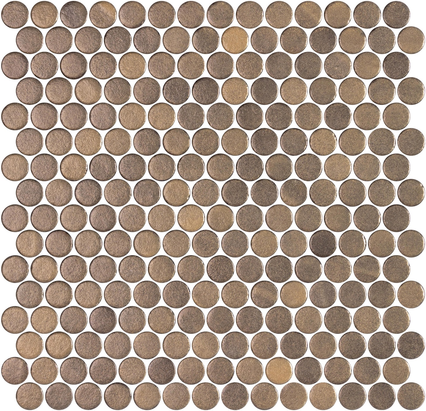 PENNY STONE GLASS GOLD MOSAIC BY ONIX 