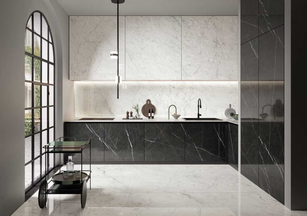 UPTILES - NERO MARQUINA SLABS & TILES BY ITALGRANITI