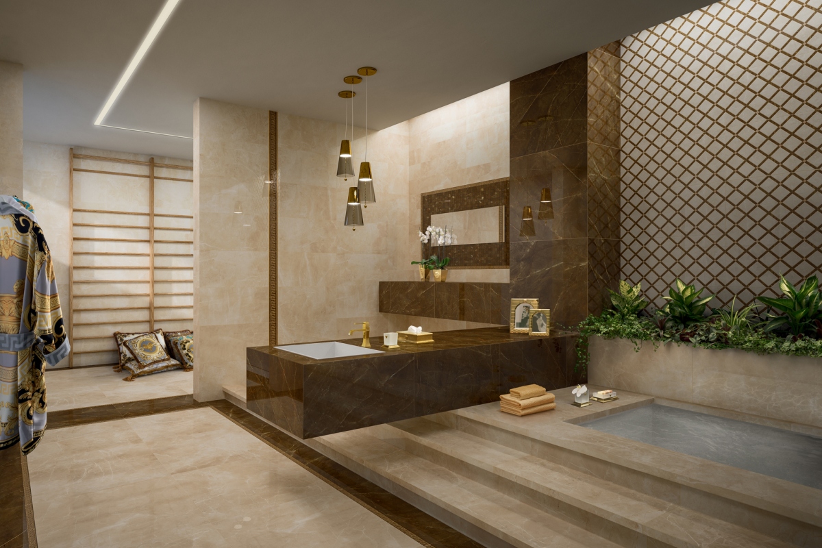 Emote Pulpis Versace Tiles Italian Porcelain Floor and wall tiles
