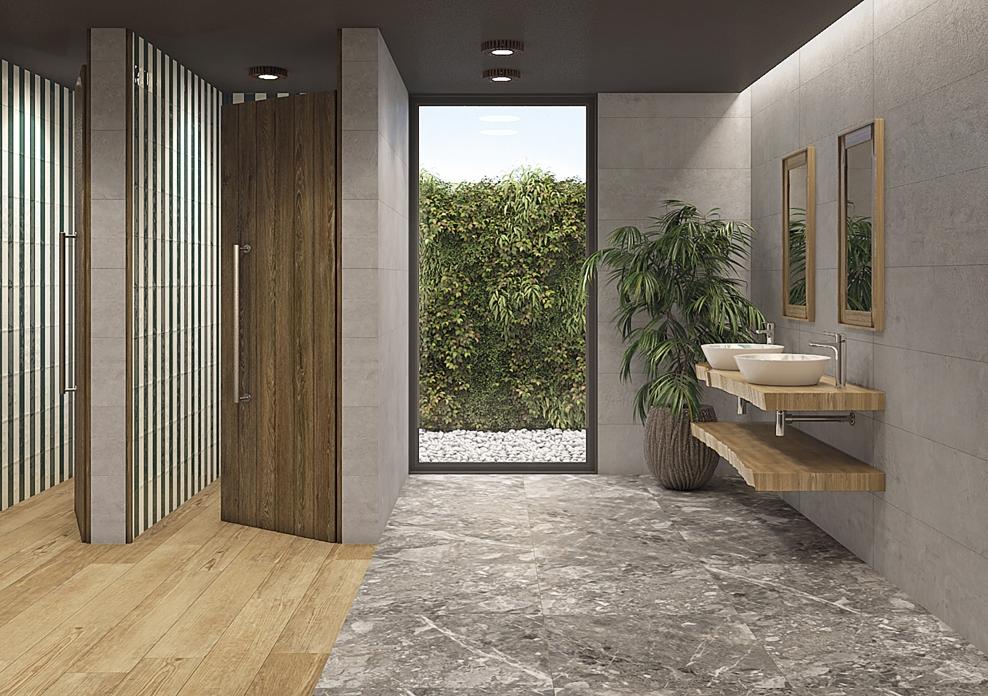 UPTILES - BELCASTEL GRAPHITE TILES BY TAU CERAMICA