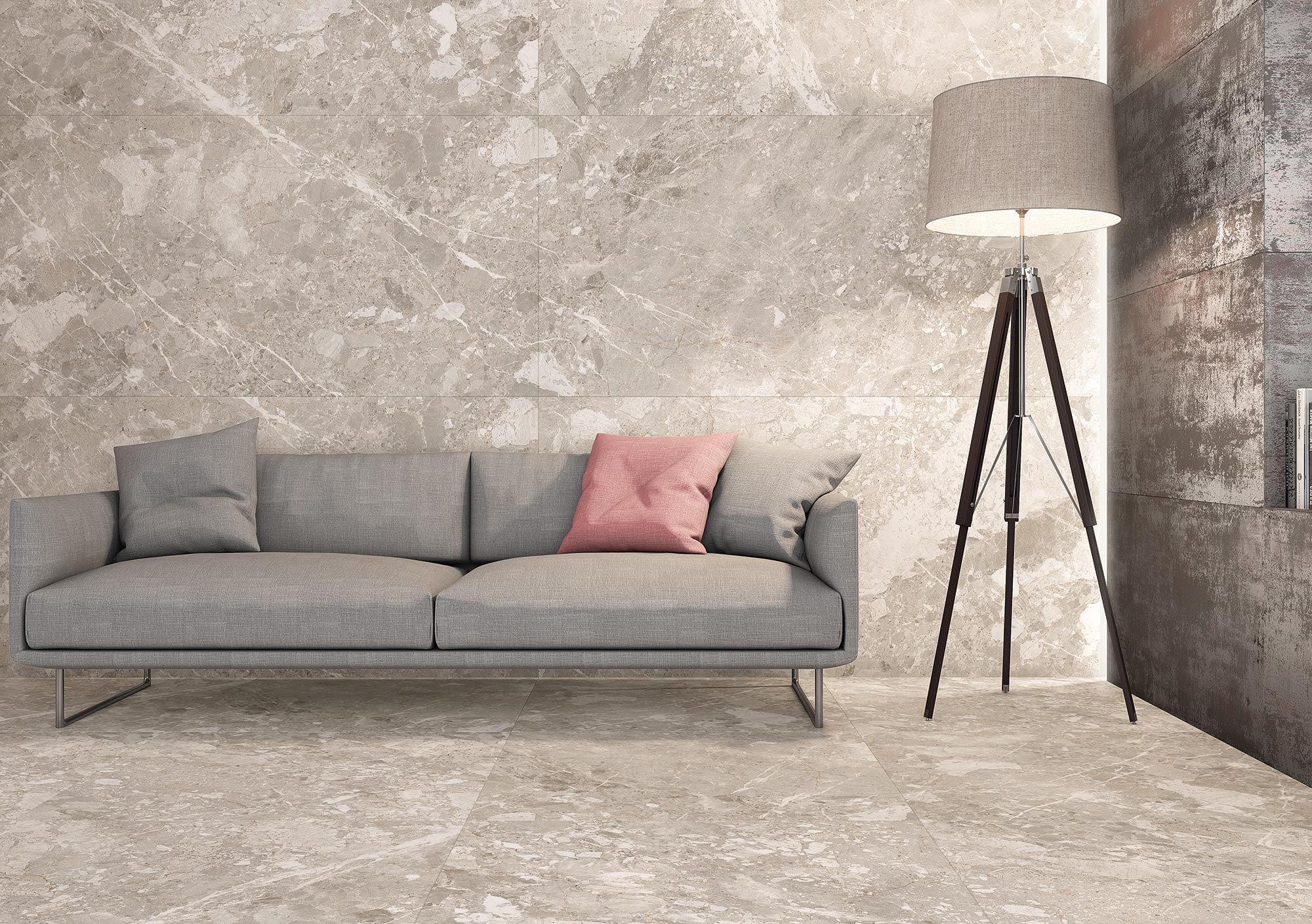UPTILES - BELCASTEL SILVER TILES BY TAU CERAMICA