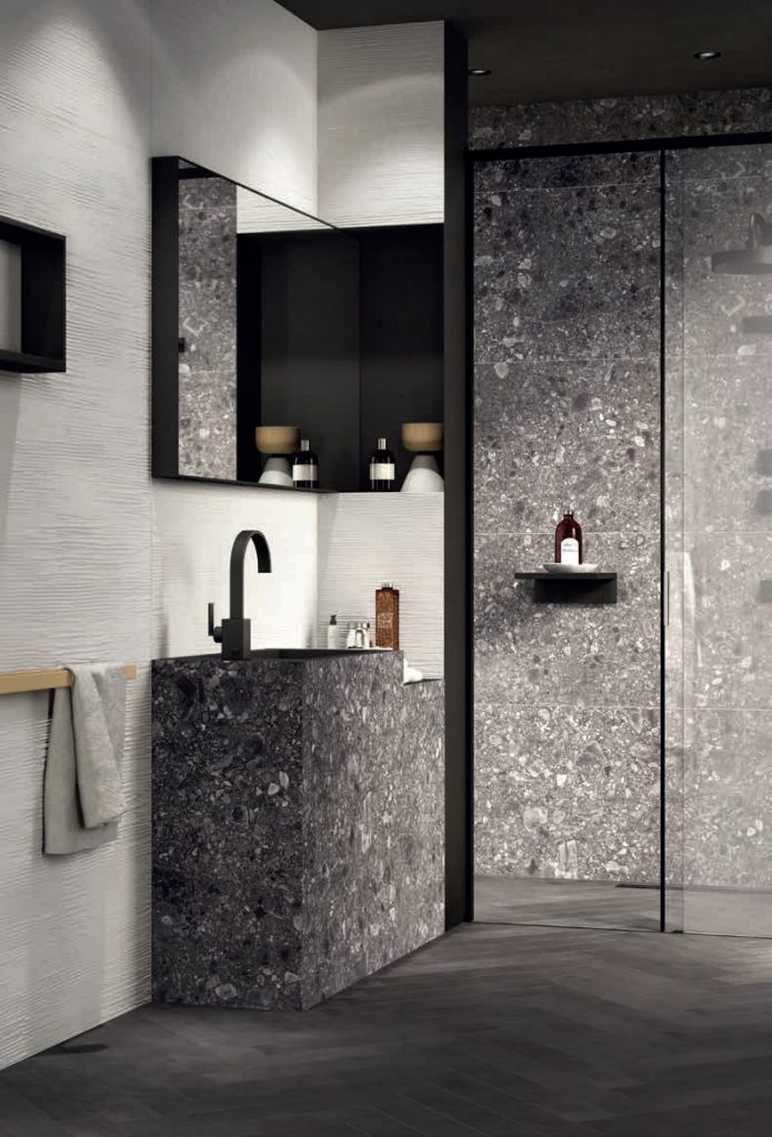 UPTILES - FUTURA ANTRACITE TILES & SLABS BY ARIANA