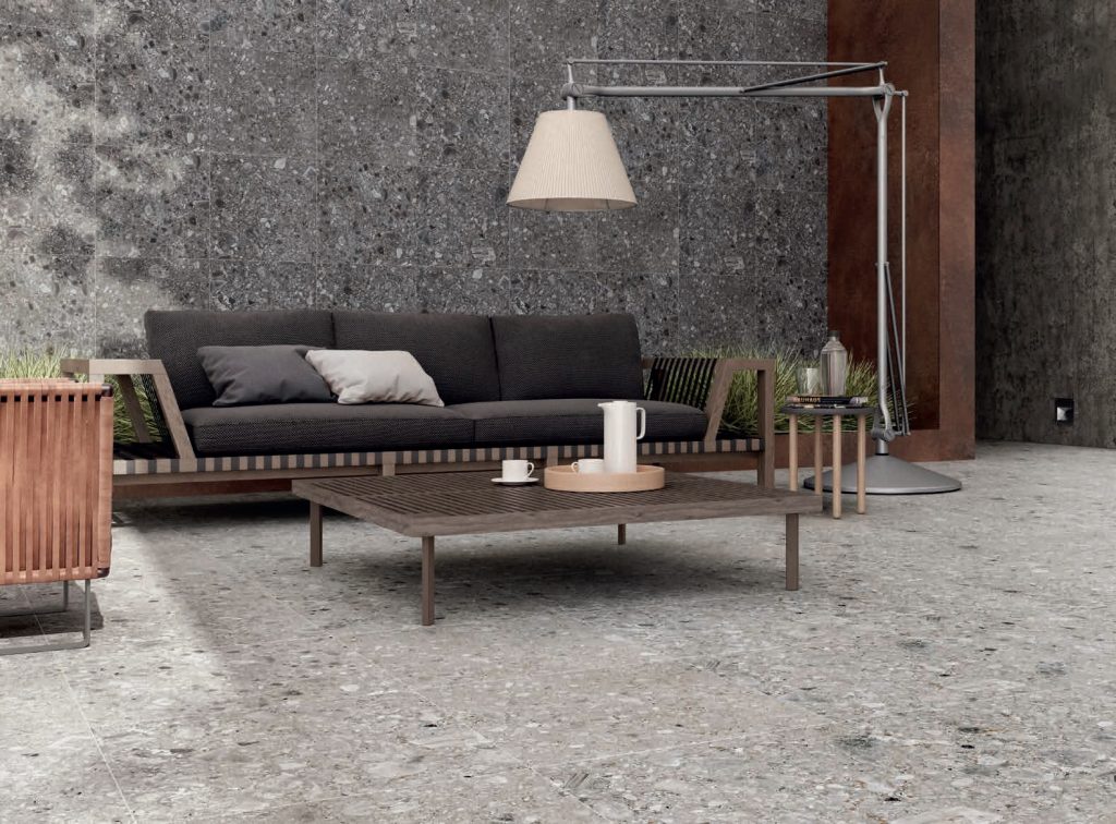 UPTILES - FUTURA ANTRACITE TILES & SLABS BY ARIANA