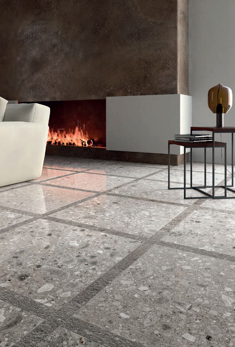 UPTILES - FUTURA CENERE TILES & SLABS BY ARIANA