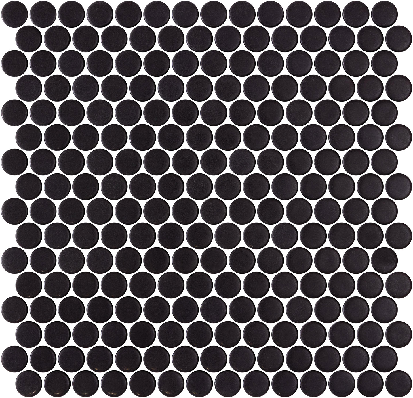 UPTILES - BLACK MATT PENNY MOSAIC BY ONIX 