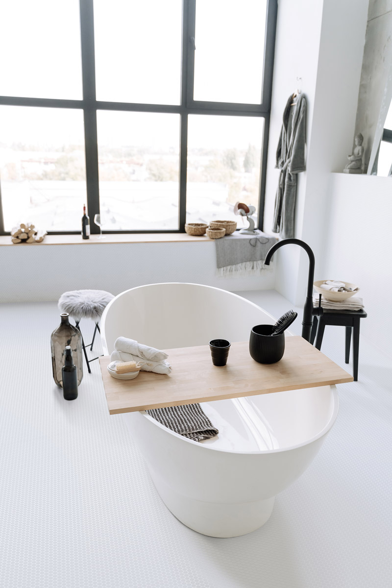 PENNY WHITE MATTE BY ONIX MOSAICS