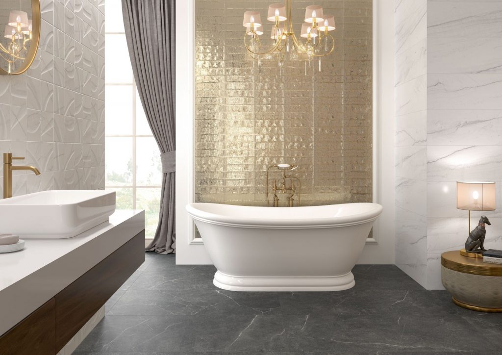 UPTILES - SOAPSTONE GRAPHITE TILES BY TAU CERAMICA