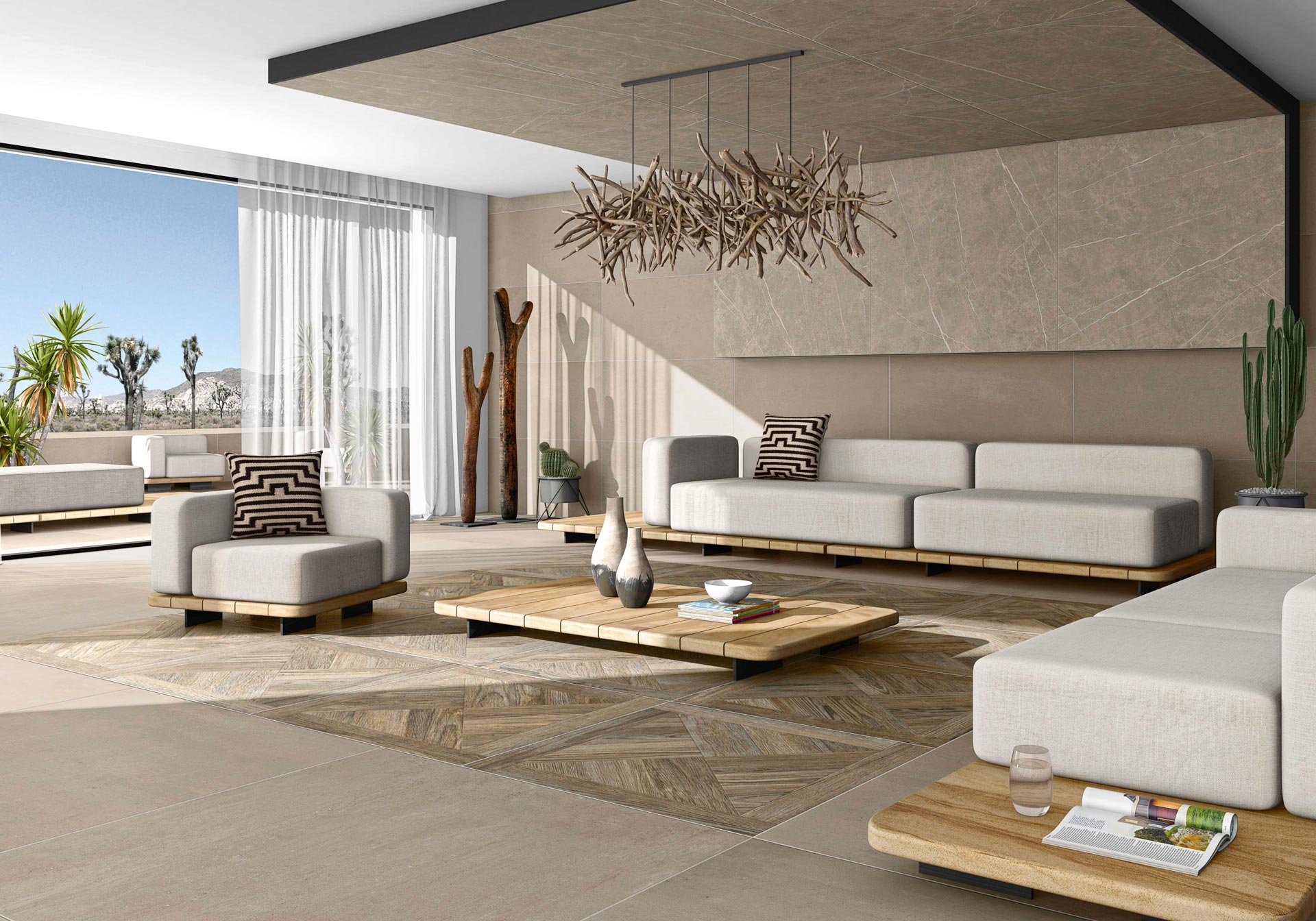 UPTILES - RENNES TIMBER TILES COLLECTION BY TAU CERAMICA