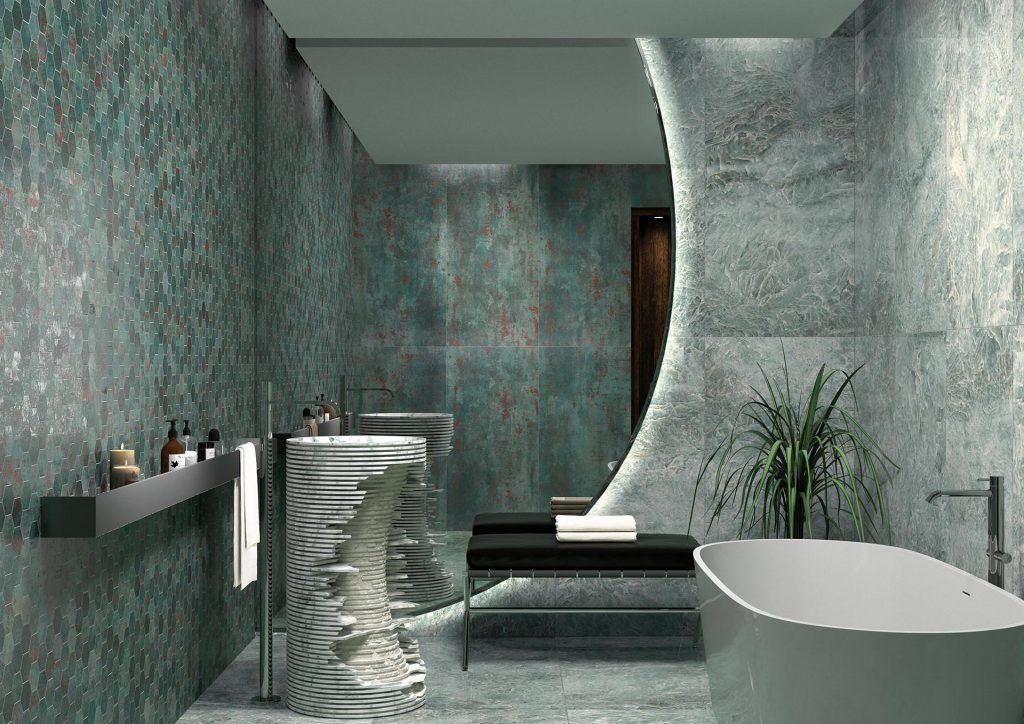 UPTILES - METAL TILES COLLECTION BY TAU CERAMICA