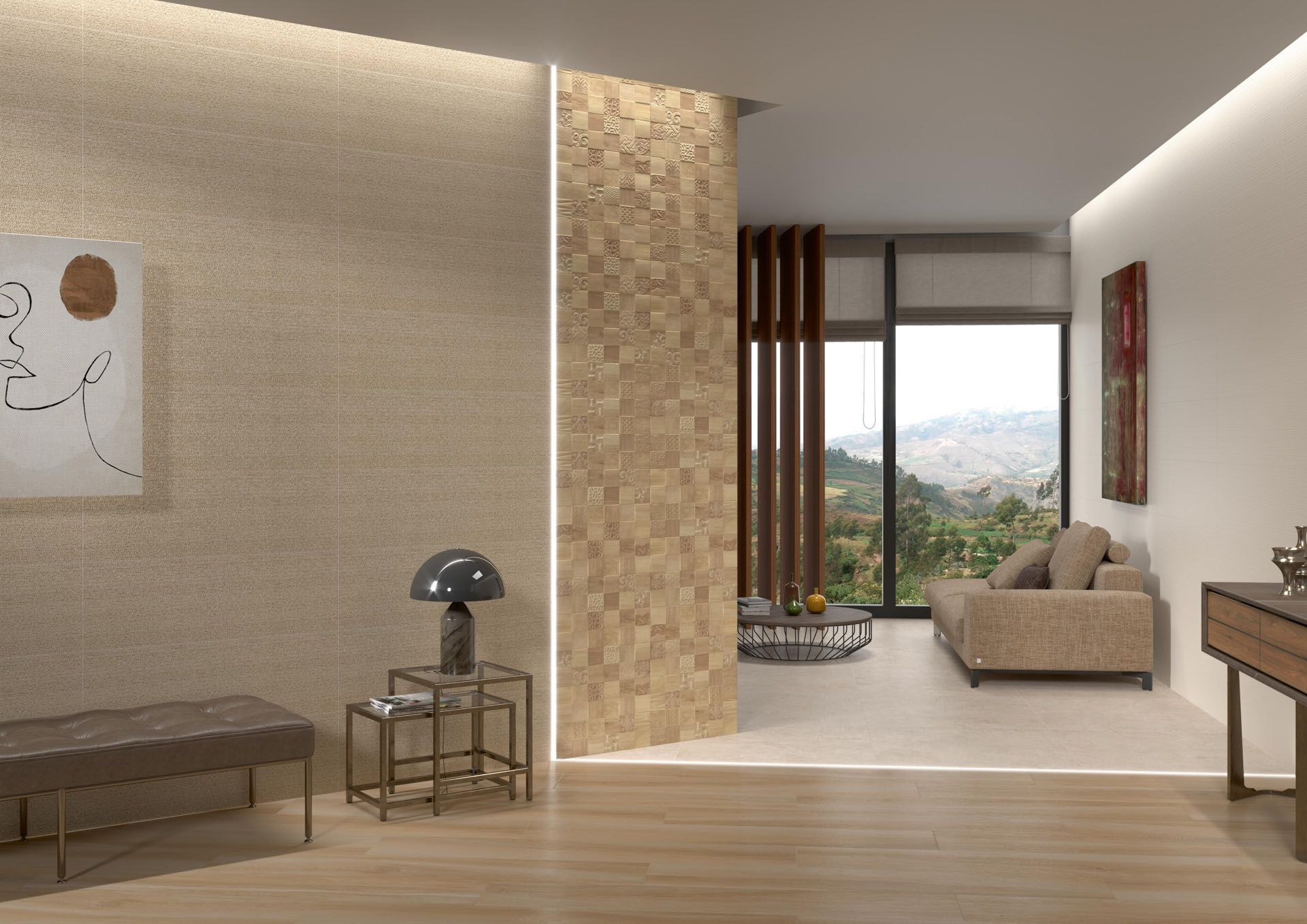 UPTILES - BOHARS TIMBER TILES COLLECTION BY TAU CERAMICA