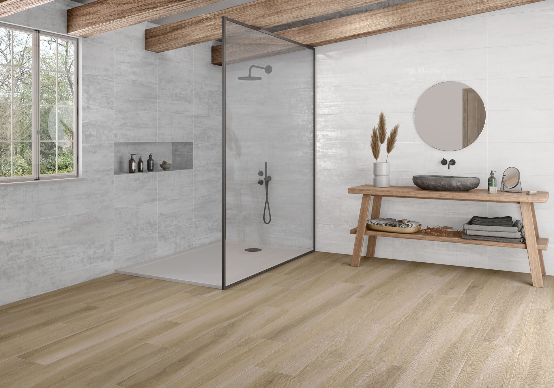 UPTILES - BOHARS TIMBER TILES COLLECTION BY TAU CERAMICA
