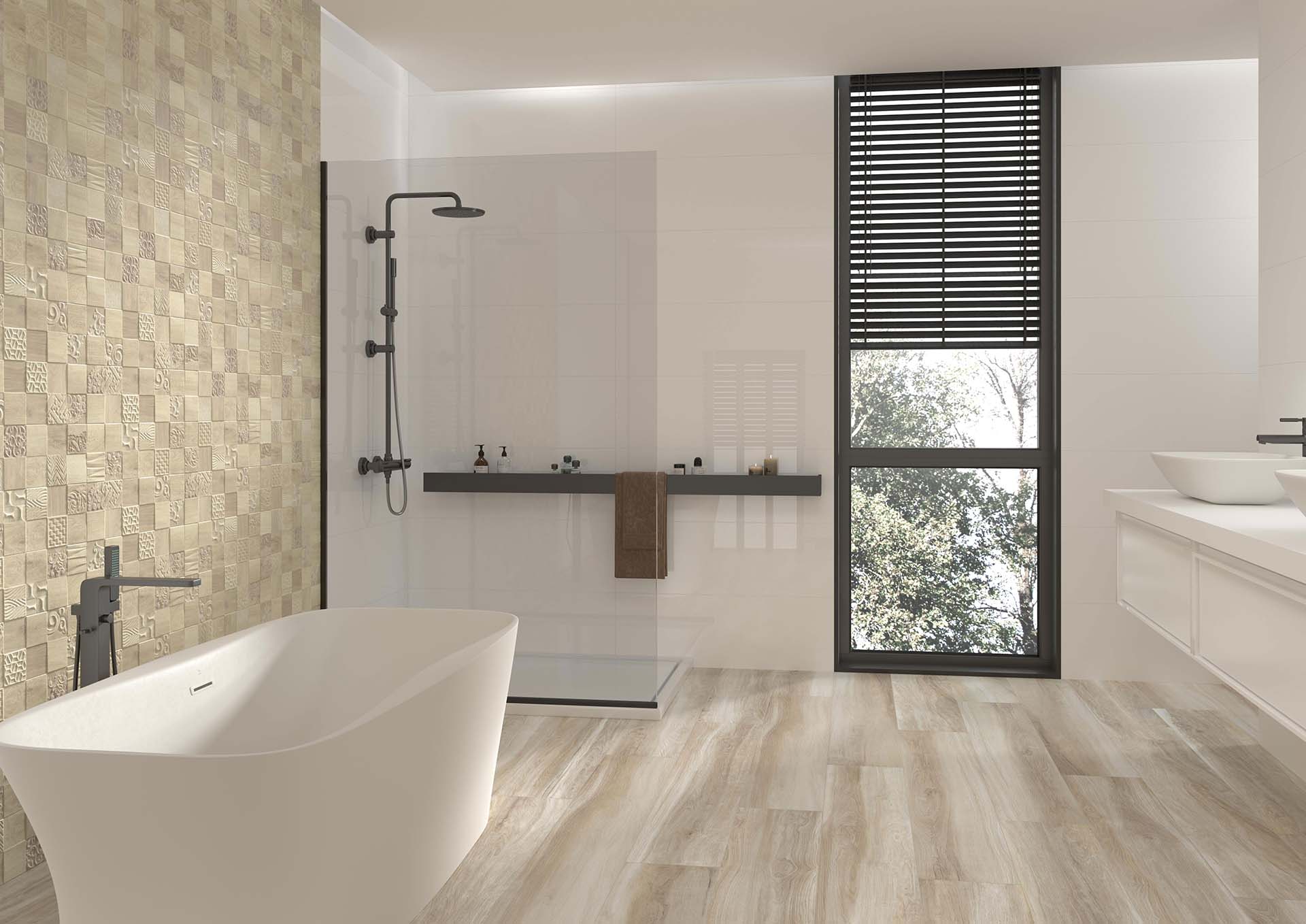 UPTILES - BOHARS TIMBER TILES COLLECTION BY TAU CERAMICA