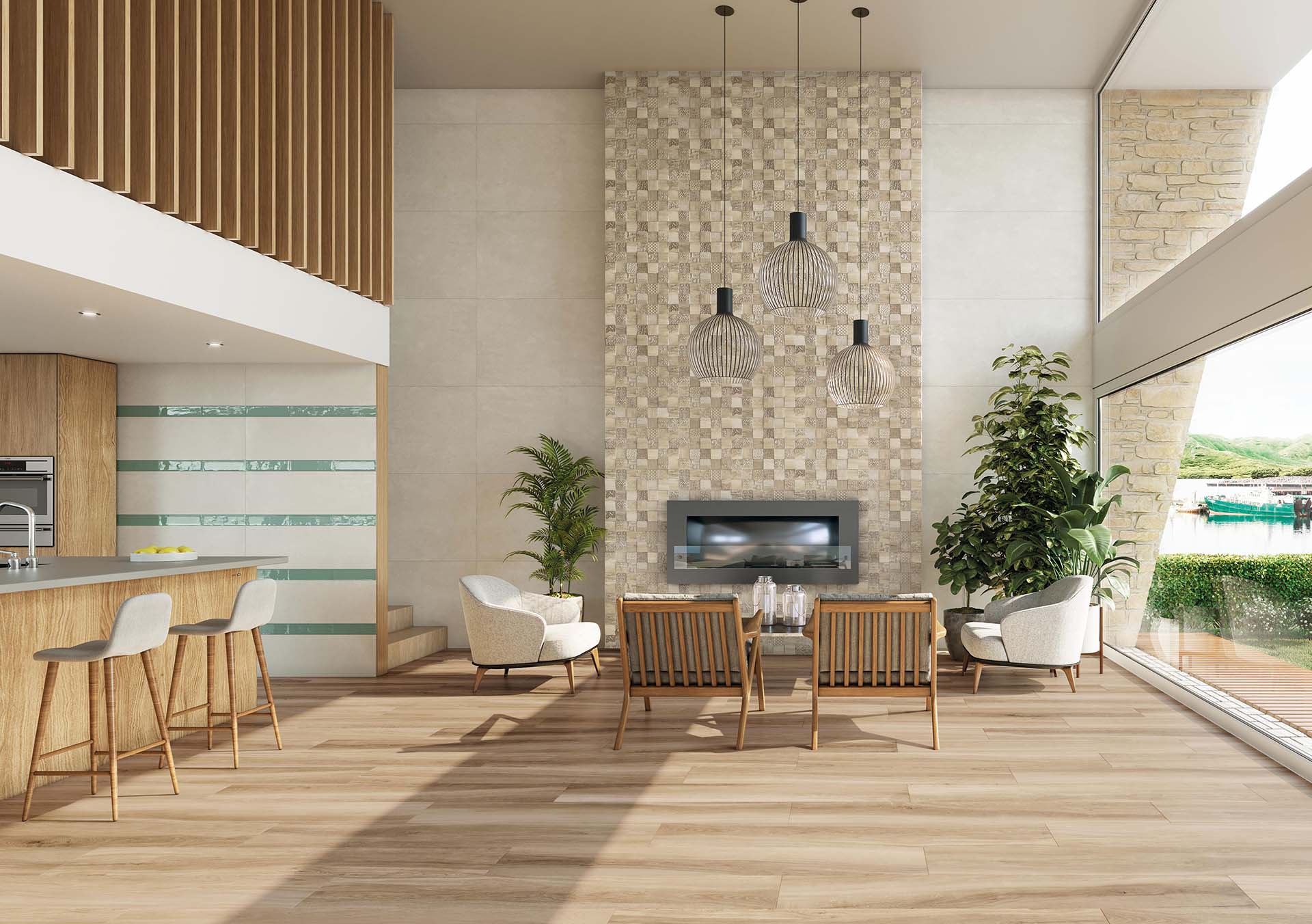 UPTILES - BOHARS TIMBER TILES COLLECTION BY TAU CERAMICA