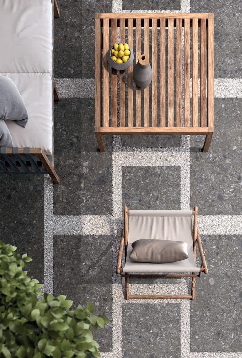 UPTILES - FUTURA ANTRACITE TILES & SLABS BY ARIANA