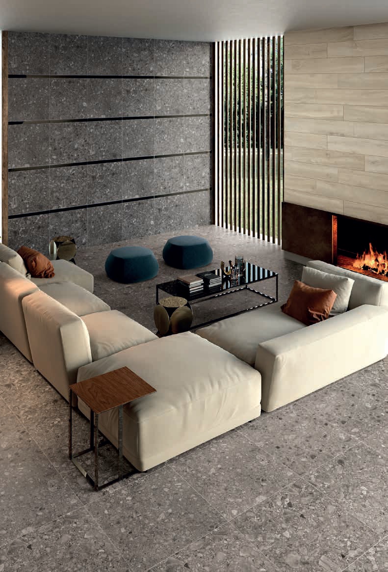 UPTILES - FUTURA TORTORA TILES & SLABS BY ARIANA