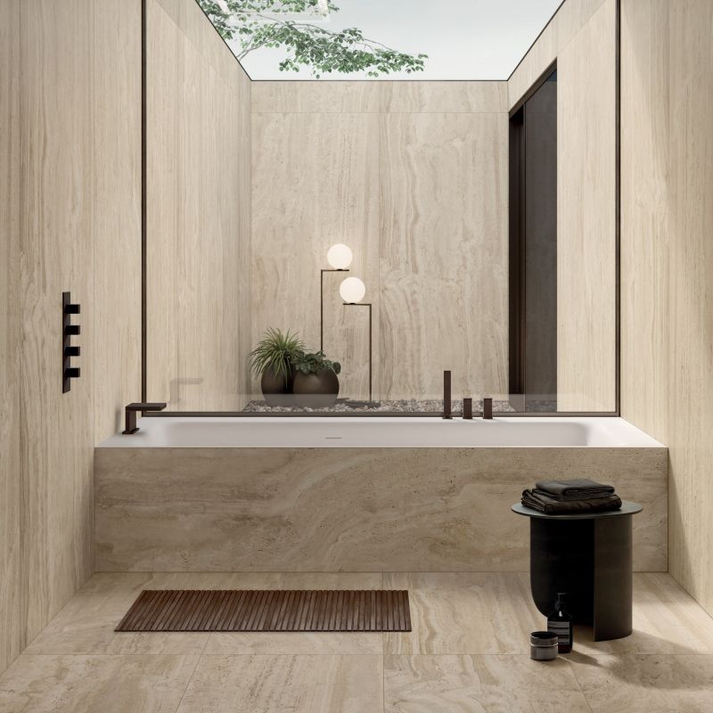UPTILES - NAVONA HONEY VEIN SLABS BY DESIGNER SURFACES