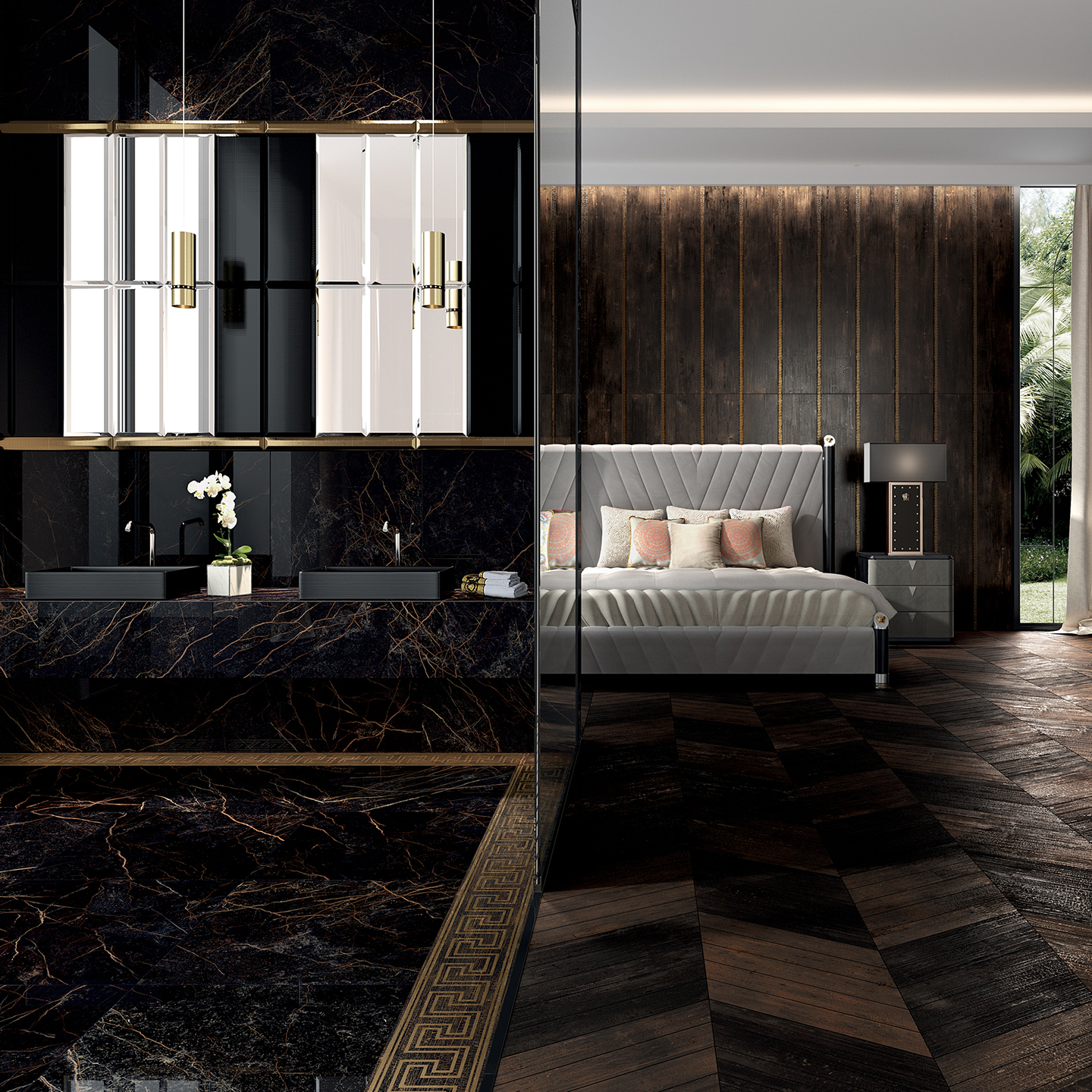 UPTILES - ETERNO BAROCCO CARBON BY VERSACE