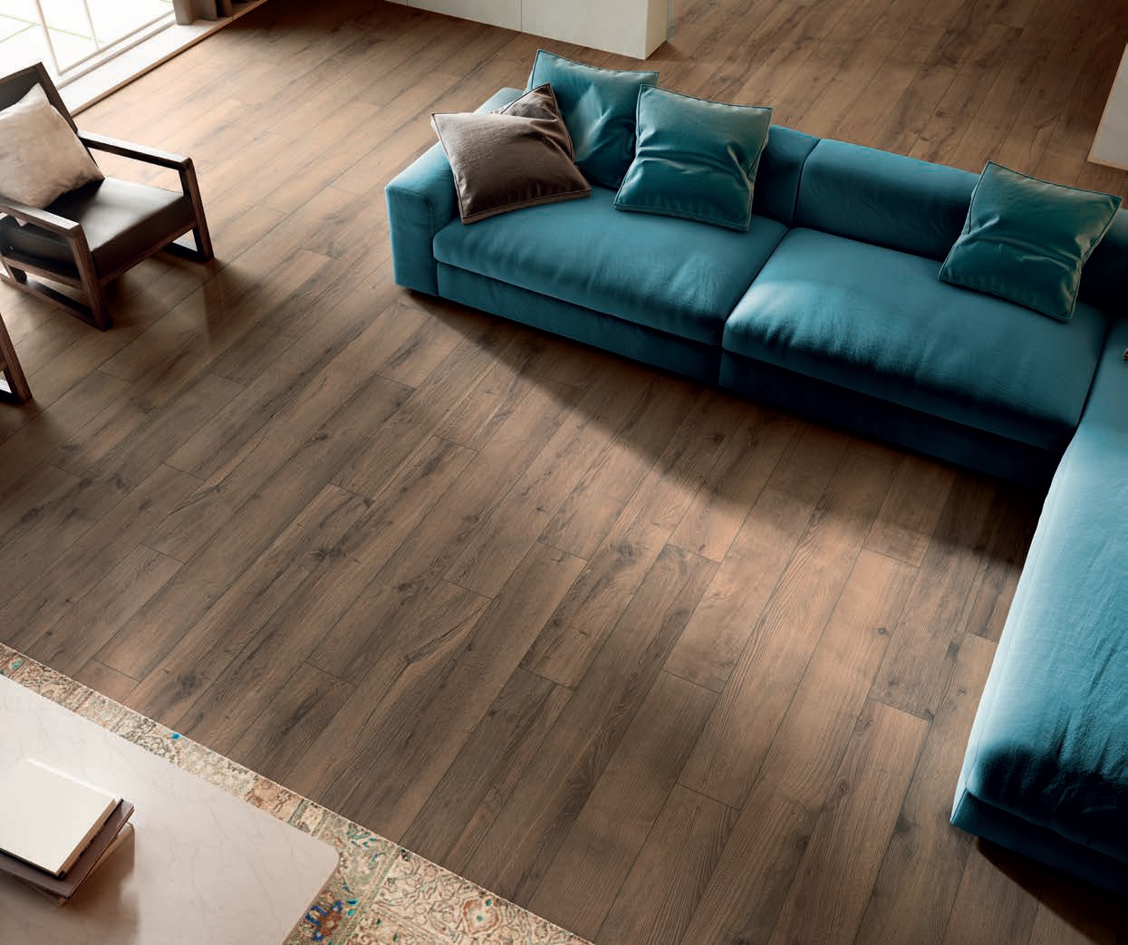 UPTILES - ALNUS TERRA TIMBER TILES BY ITALGRANITI