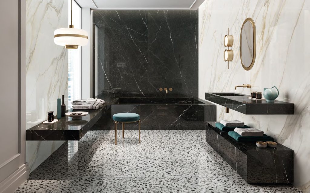 UPTILES - NERO MARQUINA SLABS & TILES BY ITALGRANITI
