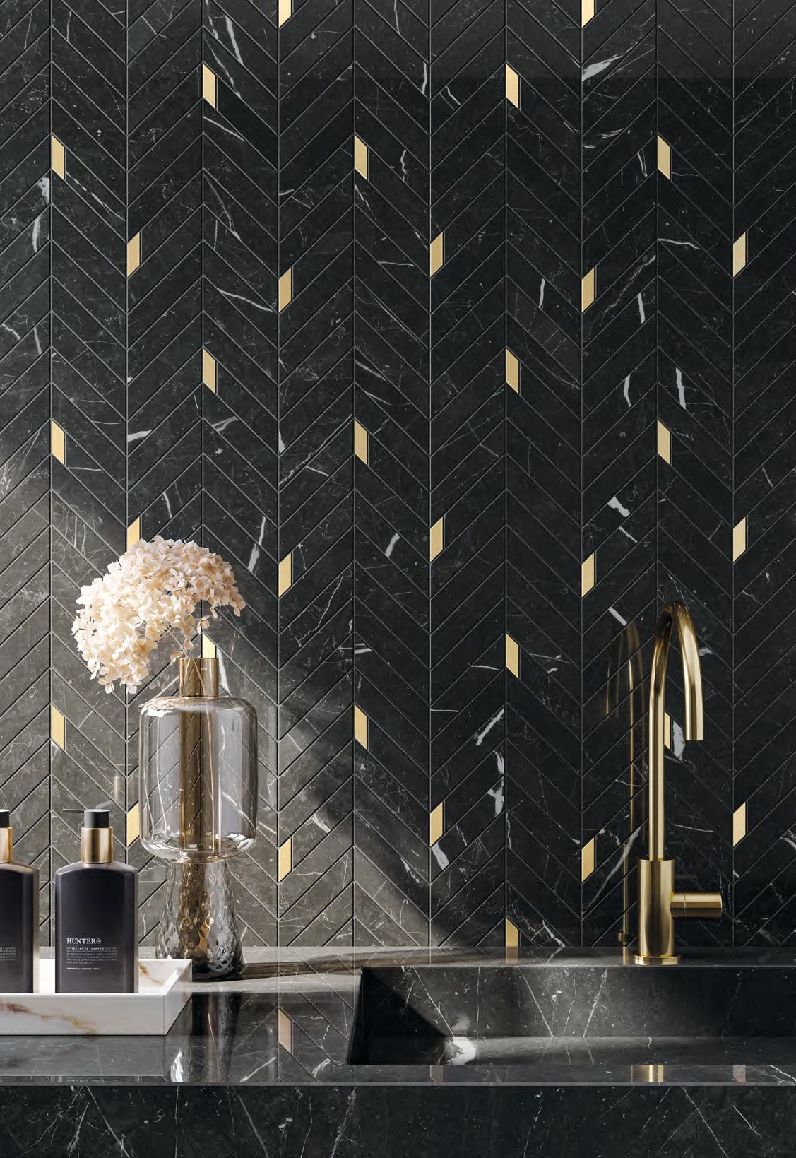 UPTILES - NERO MARQUINA SLABS & TILES BY ITALGRANITI
