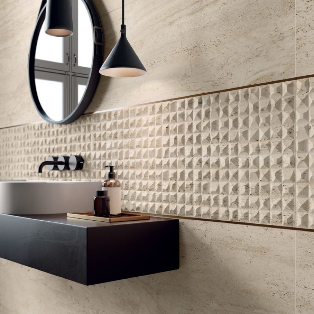 NAVONA TRAVERTINE HONEY VEIN — view 6 — Uptiles Brisbane