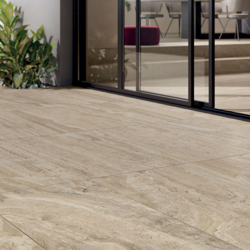 NAVONA TRAVERTINE HONEY VEIN tiles — Uptiles Brisbane