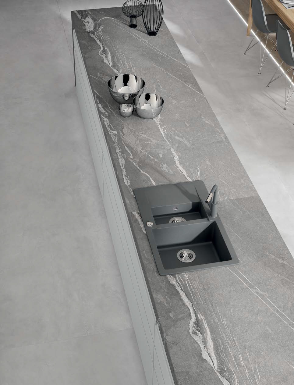 UPTILES - CARDOSO GREY BY DESIGNER SURFACES SLABS