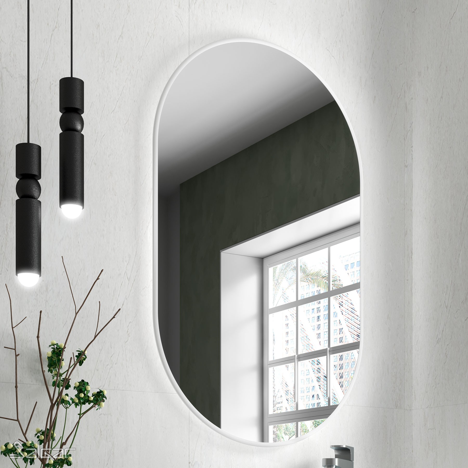 UPTILES - OLIMPIA LED MIRROR BY SALGAR