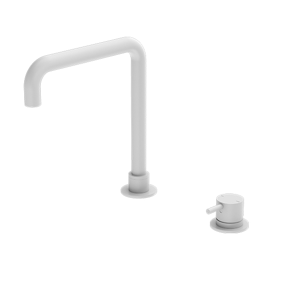 MECCA HOB BASIN MIXERS SQUARE SPOUT BY NERO  — view 5 — Uptiles Brisbane