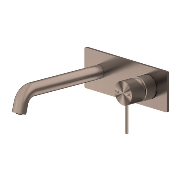 MECCA WALL BASIN MIXERS WITH BACK PLATE BY NERO 