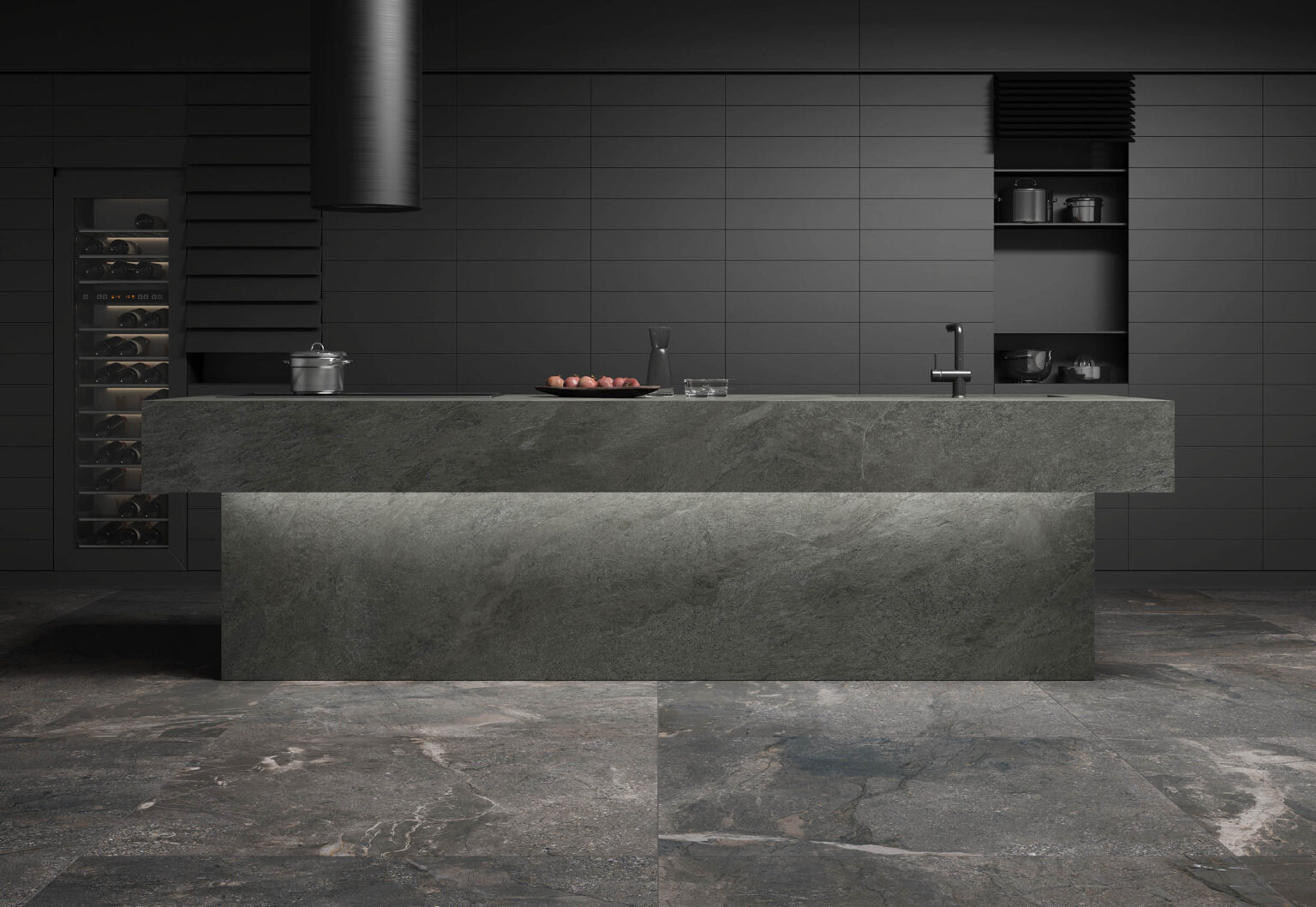 MOON BLACK tiles — Uptiles Brisbane