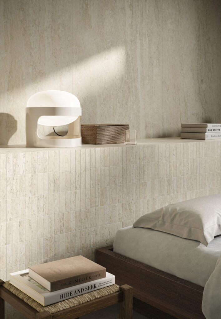 Travertini Bianco Vein Cut — view 3 — Uptiles Brisbane