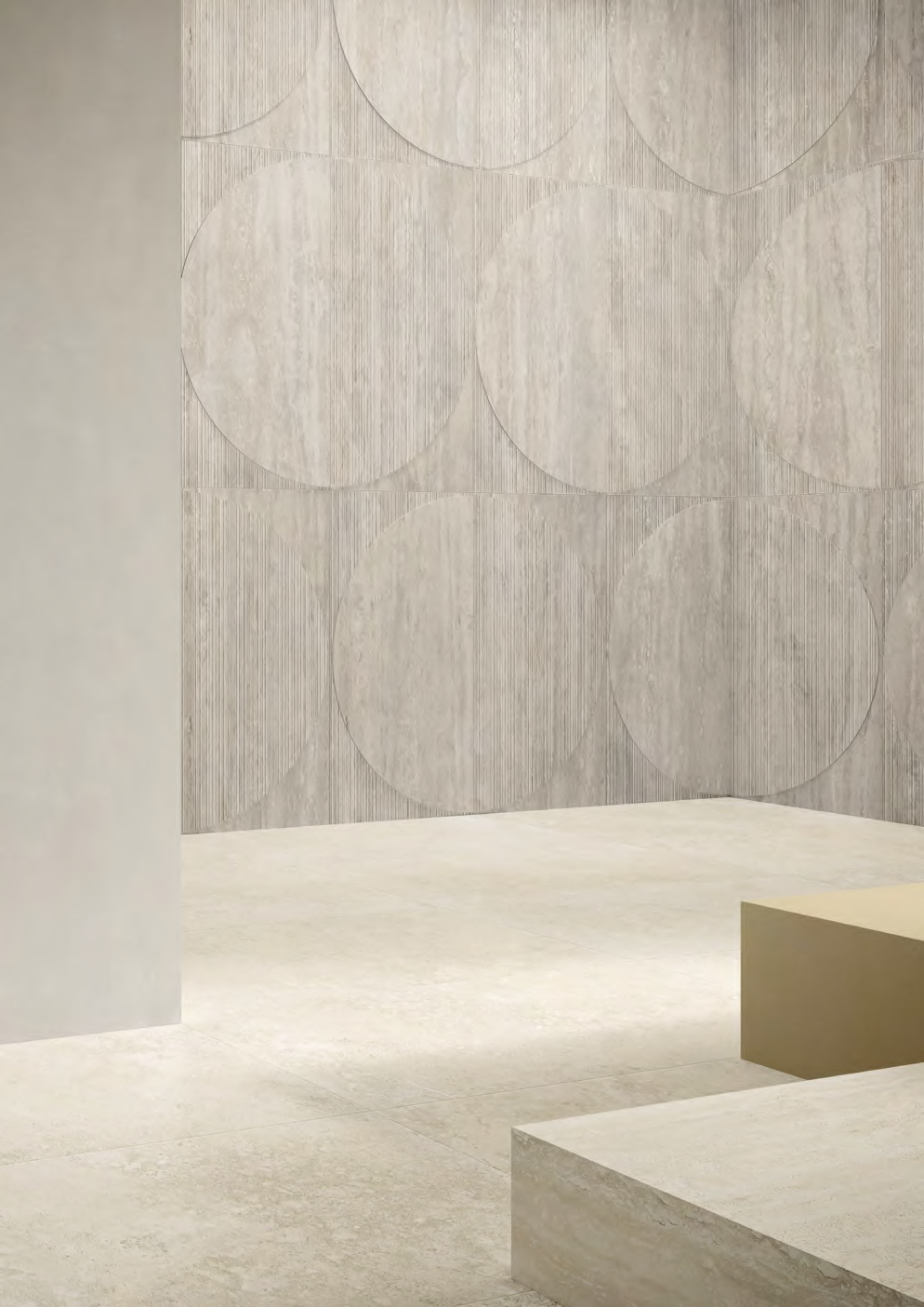 Travertini Bianco Cross Cut — view 4 — Uptiles Brisbane