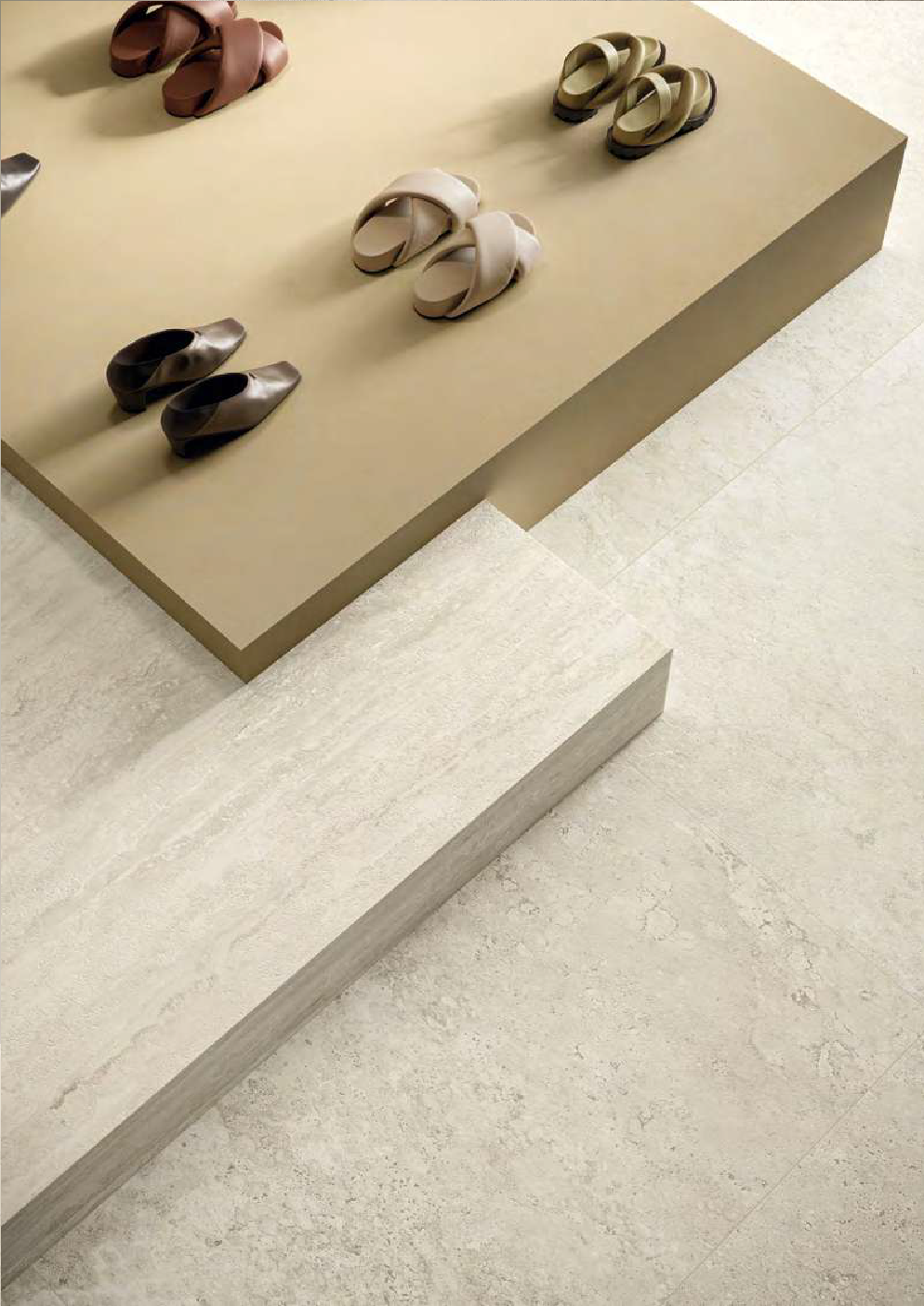 Travertini Bianco Cross Cut — view 2 — Uptiles Brisbane