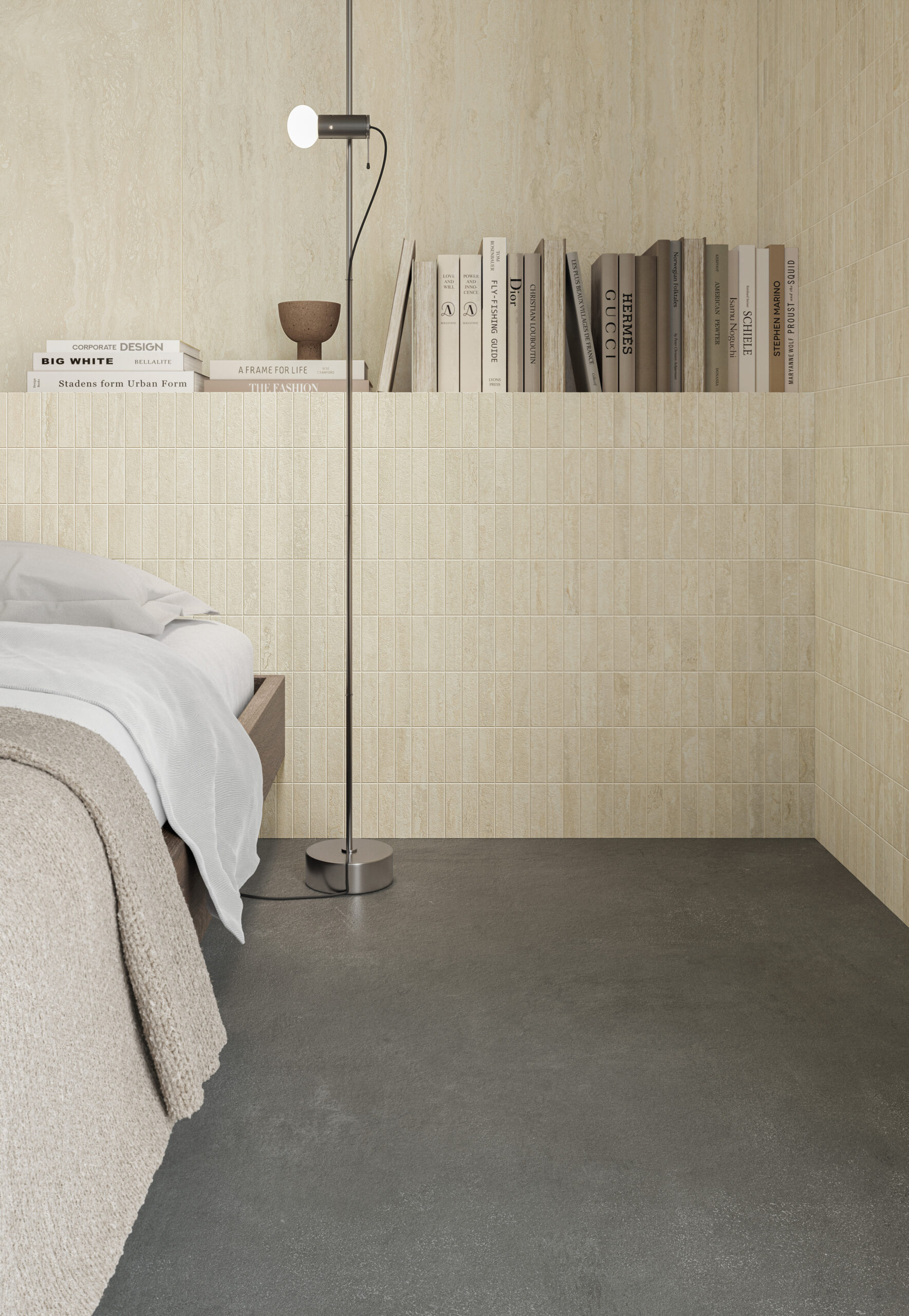 Travertini Bianco Feature — view 3 — Uptiles Brisbane