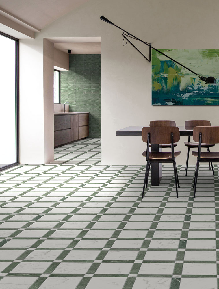 Italian Porcelain Floor tiles Dama Keradom