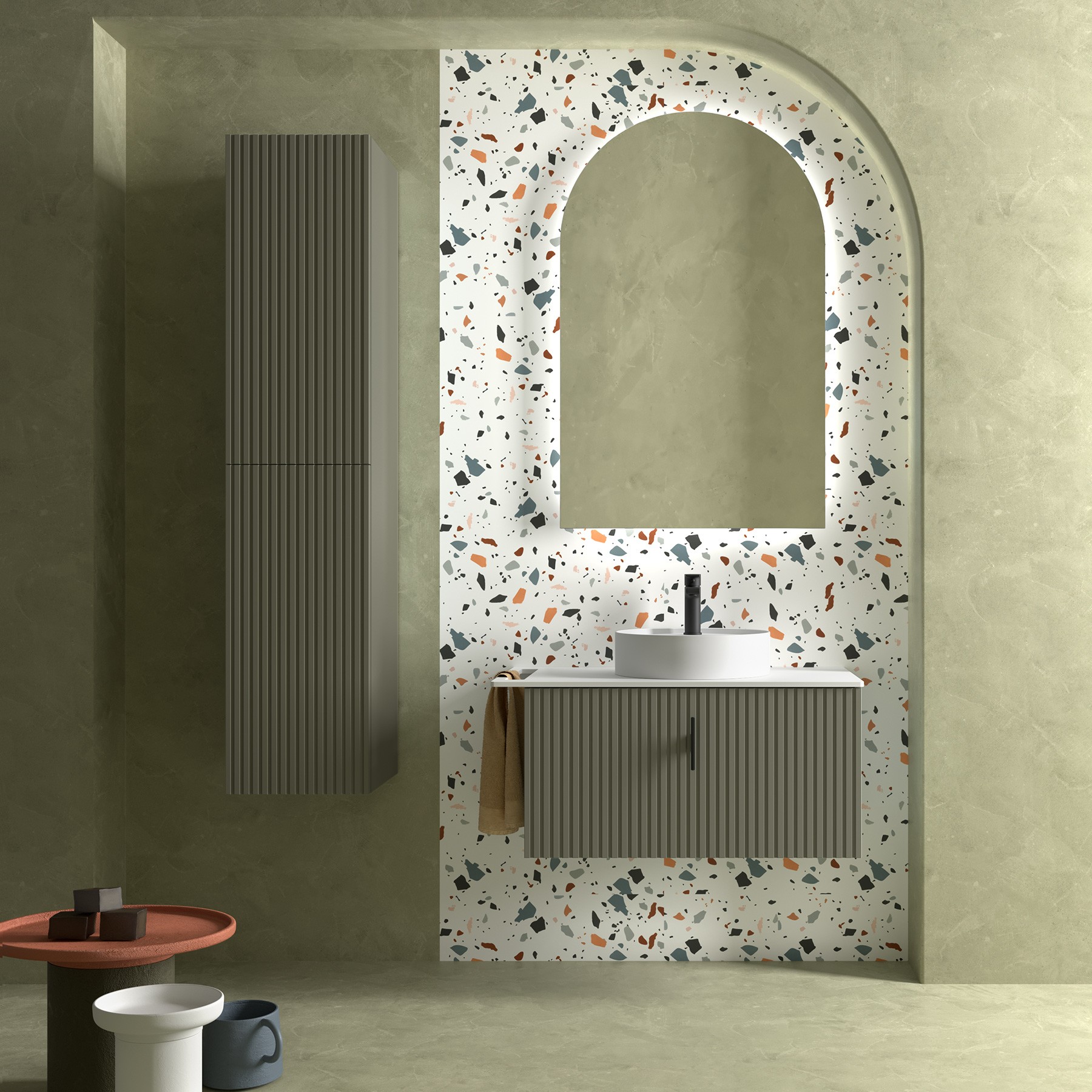 Biba Green Forrest 800 tiles — Uptiles Brisbane