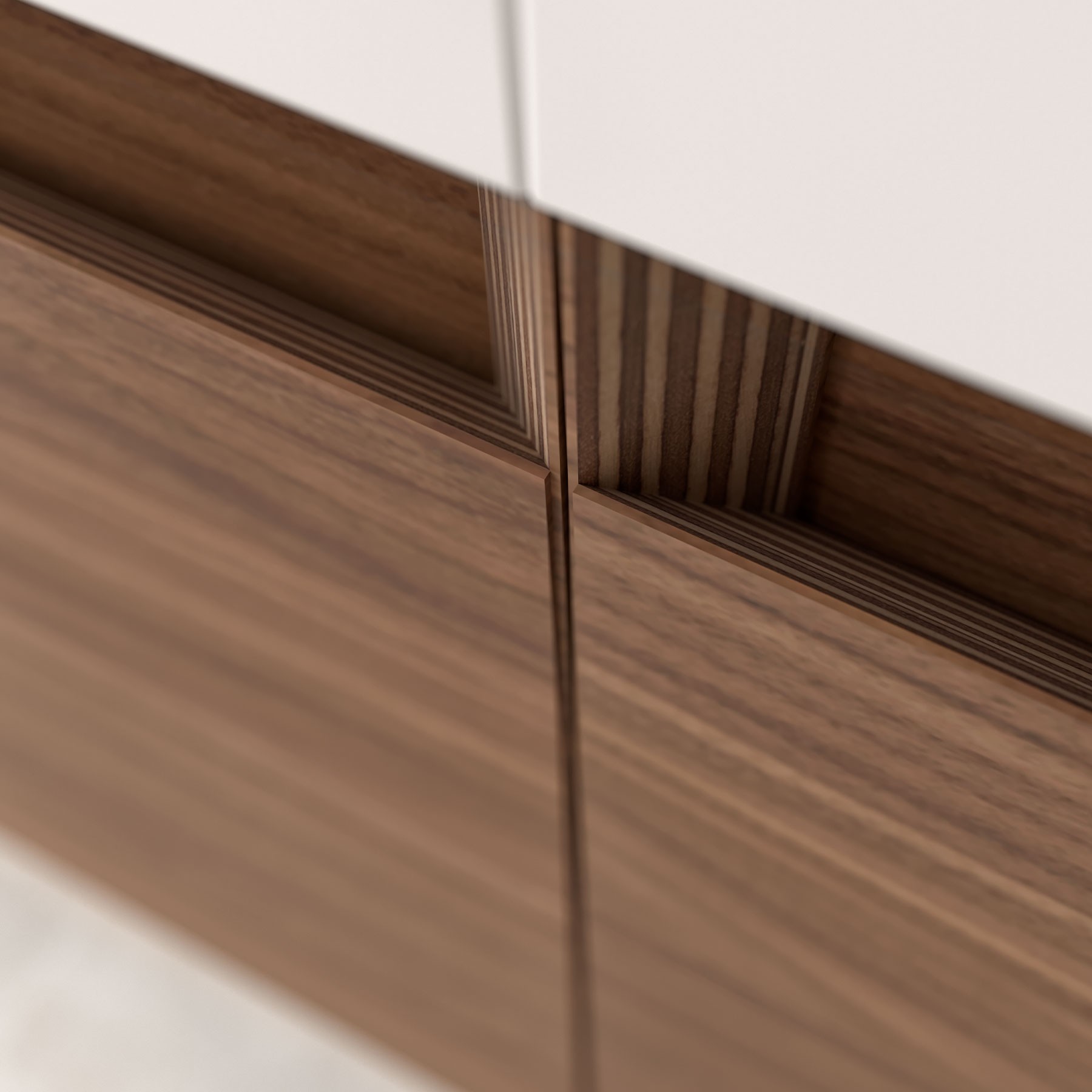 MARA 800 1 soft-close drawer — view 2 — Uptiles Brisbane