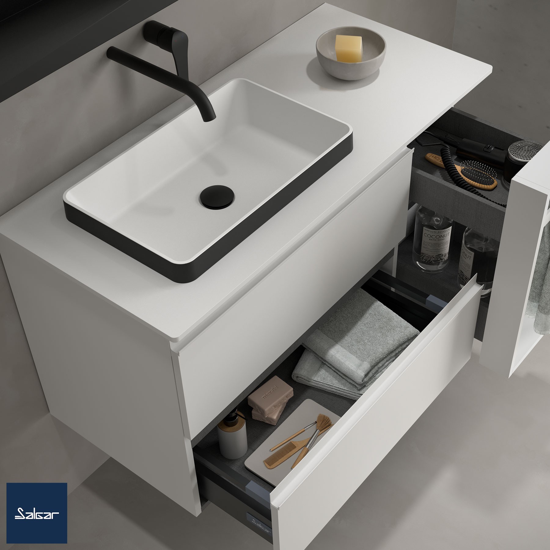 Mael Basin By Salgar tiles — Uptiles Brisbane