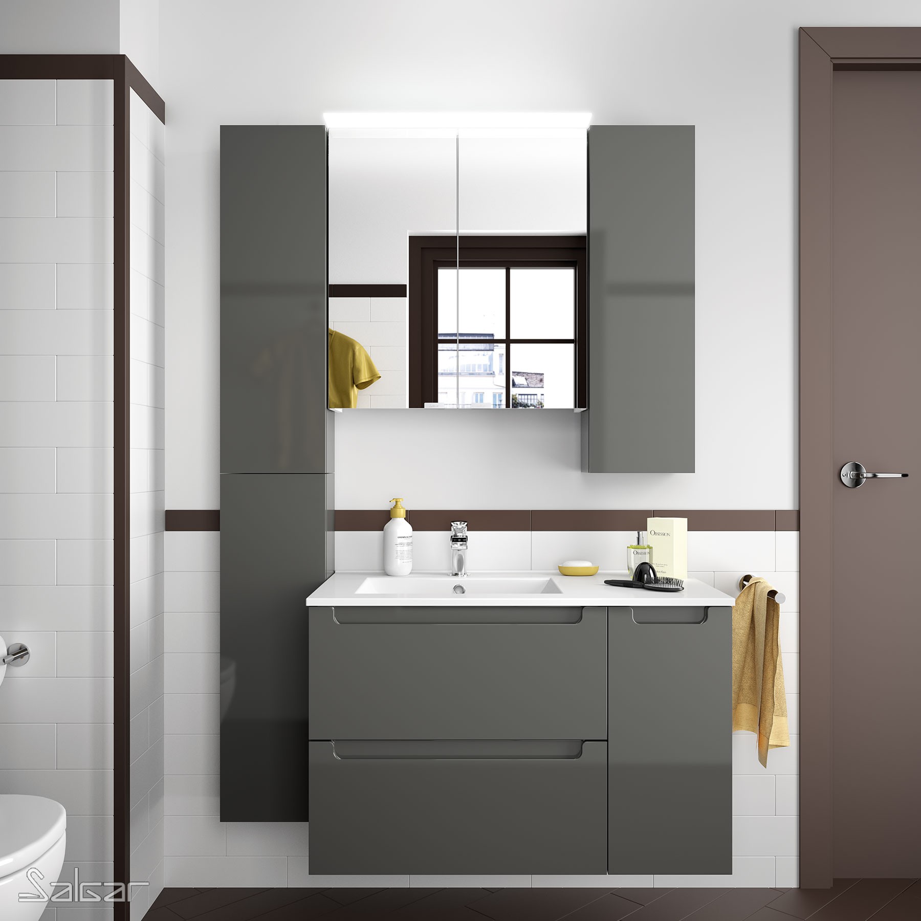 Cabinet Alliance Mirror By Salgar — view 4 — Uptiles Brisbane